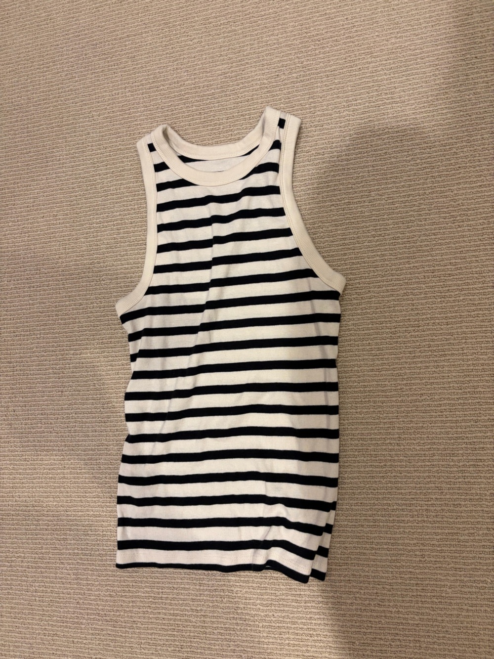 a new day Black & White Striped womens One-Piece Tank